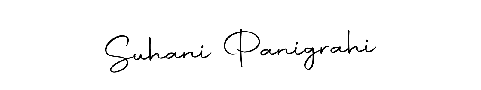Make a beautiful signature design for name Suhani Panigrahi. Use this online signature maker to create a handwritten signature for free. Suhani Panigrahi signature style 10 images and pictures png