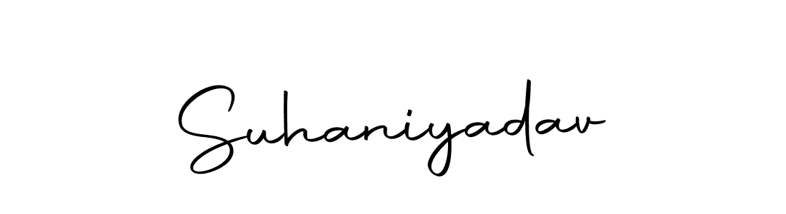 Make a beautiful signature design for name Suhaniyadav. With this signature (Autography-DOLnW) style, you can create a handwritten signature for free. Suhaniyadav signature style 10 images and pictures png