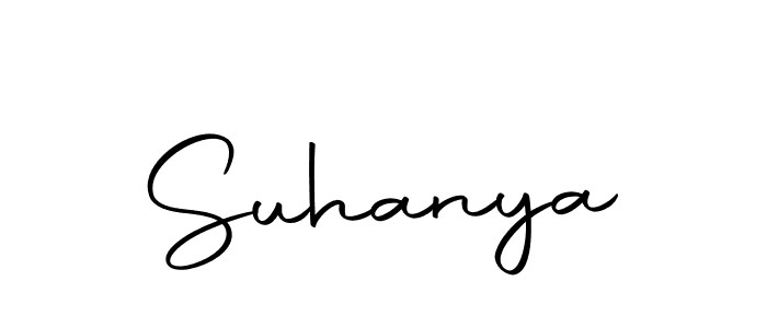 Make a beautiful signature design for name Suhanya. With this signature (Autography-DOLnW) style, you can create a handwritten signature for free. Suhanya signature style 10 images and pictures png