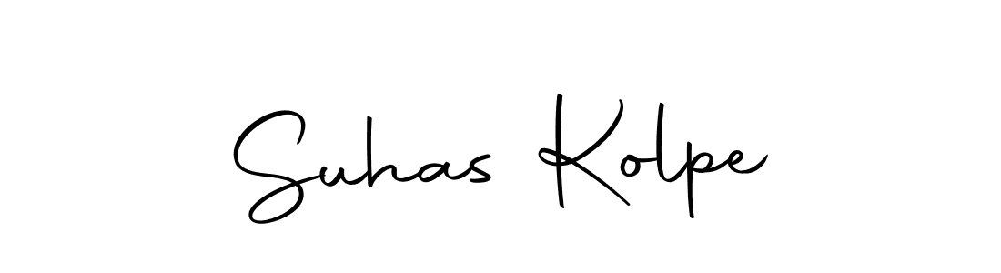 Create a beautiful signature design for name Suhas Kolpe. With this signature (Autography-DOLnW) fonts, you can make a handwritten signature for free. Suhas Kolpe signature style 10 images and pictures png