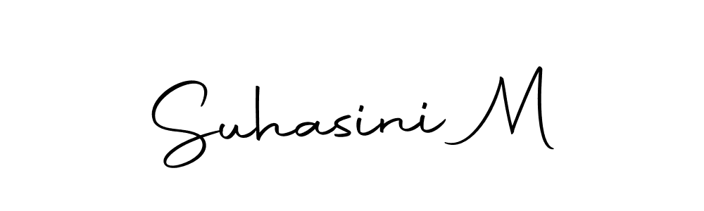 Here are the top 10 professional signature styles for the name Suhasini M. These are the best autograph styles you can use for your name. Suhasini M signature style 10 images and pictures png