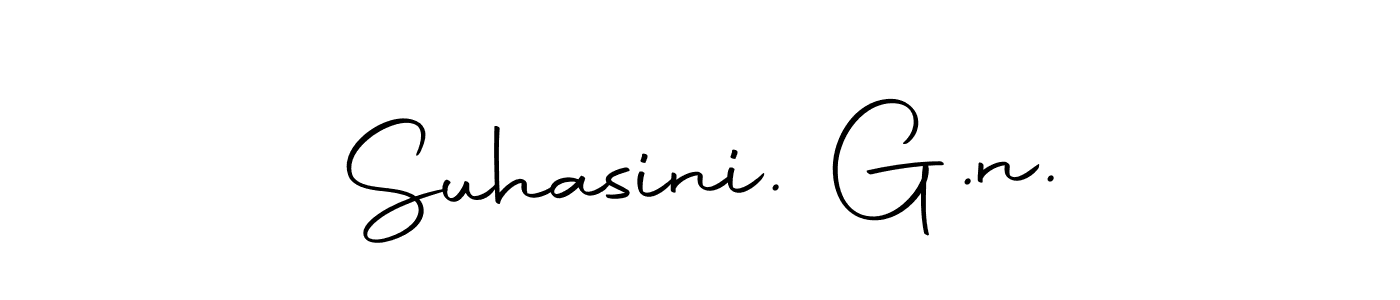 The best way (Autography-DOLnW) to make a short signature is to pick only two or three words in your name. The name Suhasini. G.n. include a total of six letters. For converting this name. Suhasini. G.n. signature style 10 images and pictures png