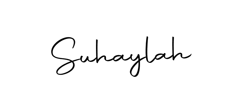 Make a beautiful signature design for name Suhaylah. Use this online signature maker to create a handwritten signature for free. Suhaylah signature style 10 images and pictures png