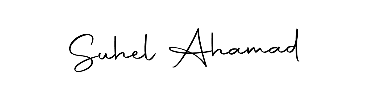 Use a signature maker to create a handwritten signature online. With this signature software, you can design (Autography-DOLnW) your own signature for name Suhel Ahamad. Suhel Ahamad signature style 10 images and pictures png