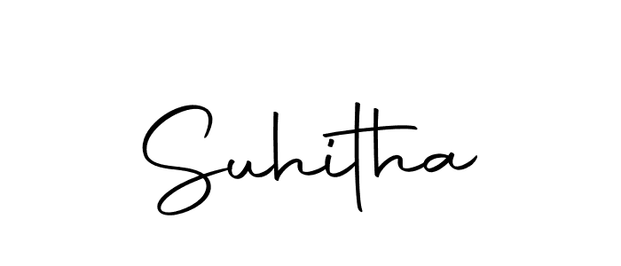 Use a signature maker to create a handwritten signature online. With this signature software, you can design (Autography-DOLnW) your own signature for name Suhitha. Suhitha signature style 10 images and pictures png