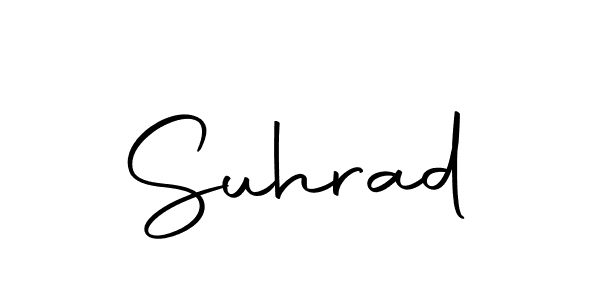 How to make Suhrad signature? Autography-DOLnW is a professional autograph style. Create handwritten signature for Suhrad name. Suhrad signature style 10 images and pictures png