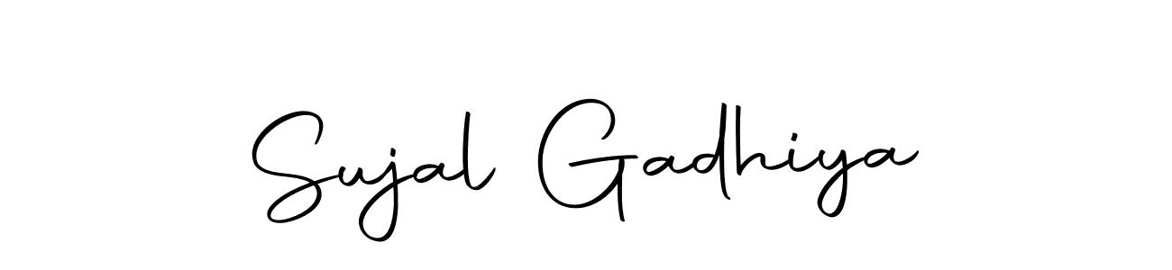 Make a beautiful signature design for name Sujal Gadhiya. Use this online signature maker to create a handwritten signature for free. Sujal Gadhiya signature style 10 images and pictures png