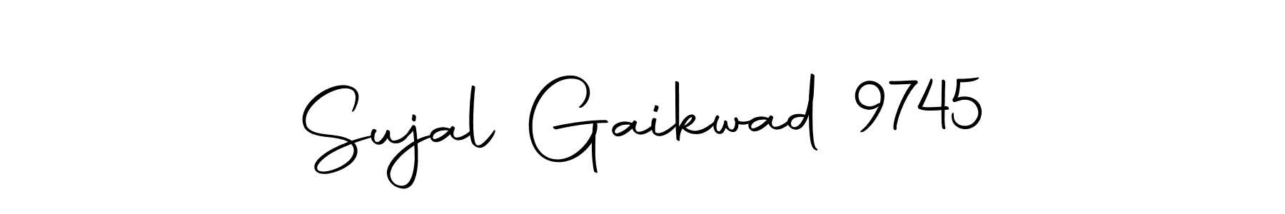 Also You can easily find your signature by using the search form. We will create Sujal Gaikwad 9745 name handwritten signature images for you free of cost using Autography-DOLnW sign style. Sujal Gaikwad 9745 signature style 10 images and pictures png