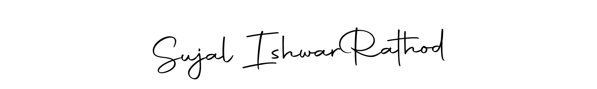 Design your own signature with our free online signature maker. With this signature software, you can create a handwritten (Autography-DOLnW) signature for name Sujal Ishwar  Rathod. Sujal Ishwar  Rathod signature style 10 images and pictures png