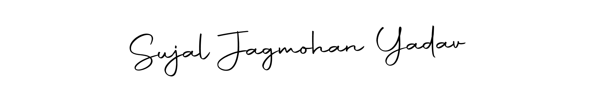 This is the best signature style for the Sujal Jagmohan Yadav name. Also you like these signature font (Autography-DOLnW). Mix name signature. Sujal Jagmohan Yadav signature style 10 images and pictures png