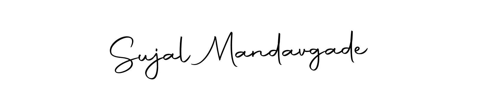 You should practise on your own different ways (Autography-DOLnW) to write your name (Sujal Mandavgade) in signature. don't let someone else do it for you. Sujal Mandavgade signature style 10 images and pictures png