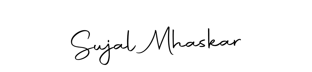 How to make Sujal Mhaskar name signature. Use Autography-DOLnW style for creating short signs online. This is the latest handwritten sign. Sujal Mhaskar signature style 10 images and pictures png