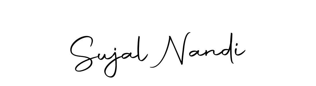 You should practise on your own different ways (Autography-DOLnW) to write your name (Sujal Nandi) in signature. don't let someone else do it for you. Sujal Nandi signature style 10 images and pictures png