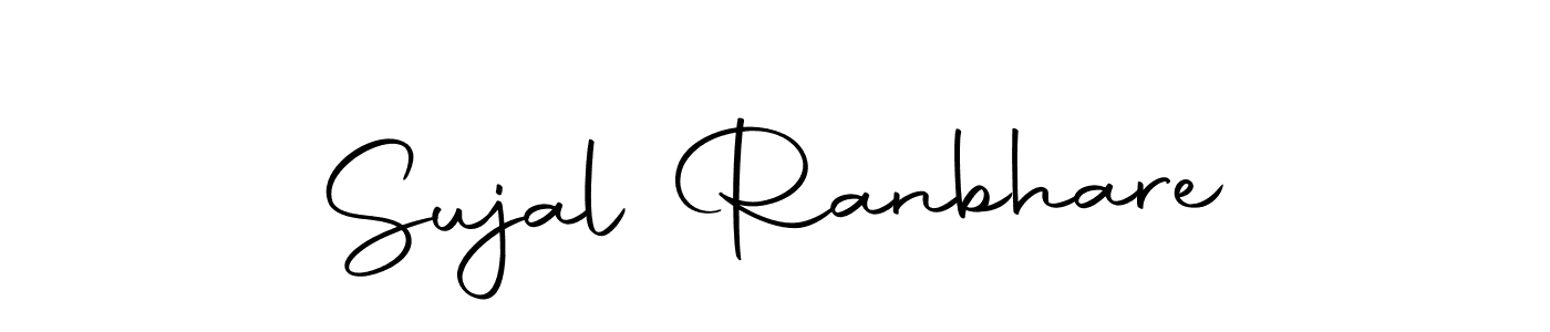 How to make Sujal Ranbhare name signature. Use Autography-DOLnW style for creating short signs online. This is the latest handwritten sign. Sujal Ranbhare signature style 10 images and pictures png