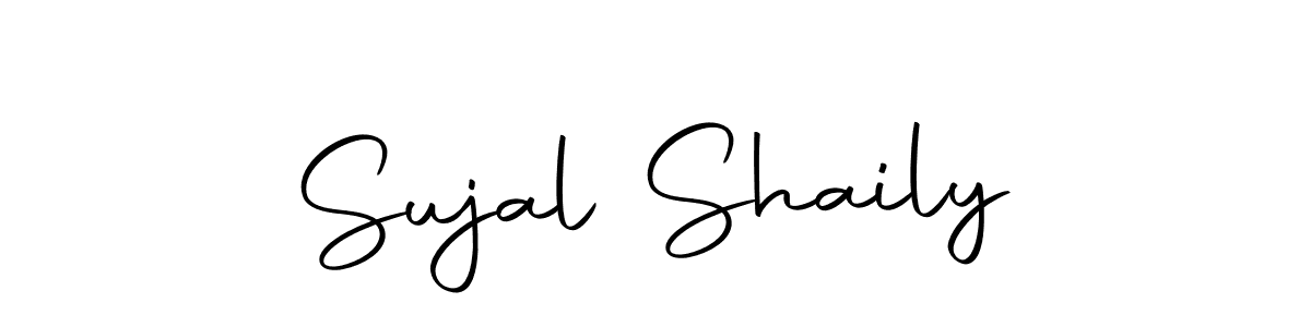 Also we have Sujal Shaily name is the best signature style. Create professional handwritten signature collection using Autography-DOLnW autograph style. Sujal Shaily signature style 10 images and pictures png