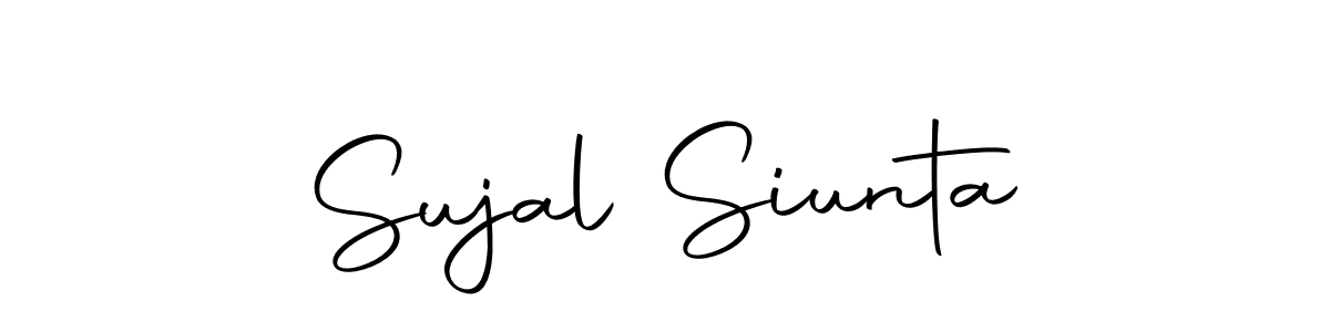 Also we have Sujal Siunta name is the best signature style. Create professional handwritten signature collection using Autography-DOLnW autograph style. Sujal Siunta signature style 10 images and pictures png