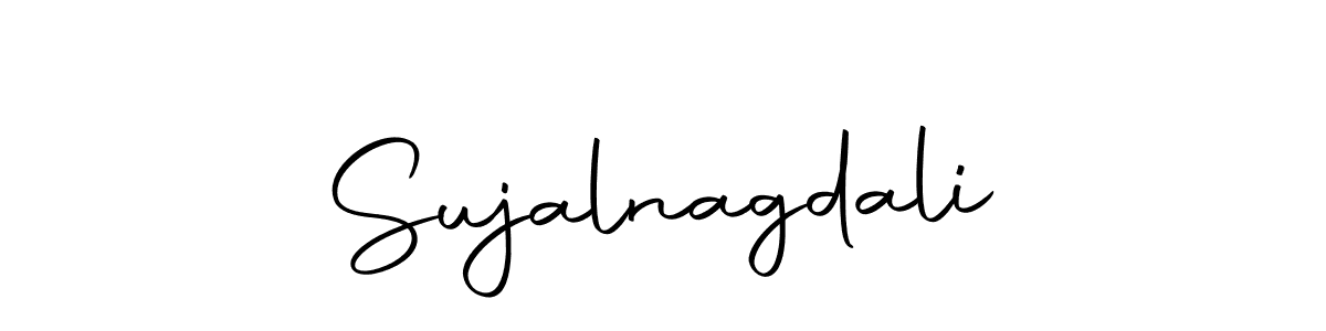 How to make Sujalnagdali name signature. Use Autography-DOLnW style for creating short signs online. This is the latest handwritten sign. Sujalnagdali signature style 10 images and pictures png