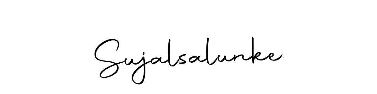 Similarly Autography-DOLnW is the best handwritten signature design. Signature creator online .You can use it as an online autograph creator for name Sujalsalunke. Sujalsalunke signature style 10 images and pictures png