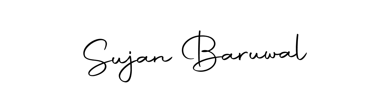 Sujan Baruwal stylish signature style. Best Handwritten Sign (Autography-DOLnW) for my name. Handwritten Signature Collection Ideas for my name Sujan Baruwal. Sujan Baruwal signature style 10 images and pictures png