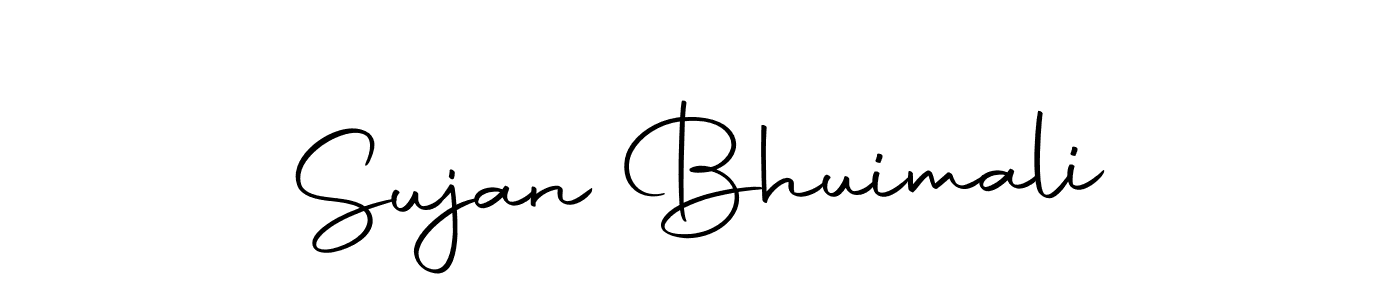 You should practise on your own different ways (Autography-DOLnW) to write your name (Sujan Bhuimali) in signature. don't let someone else do it for you. Sujan Bhuimali signature style 10 images and pictures png
