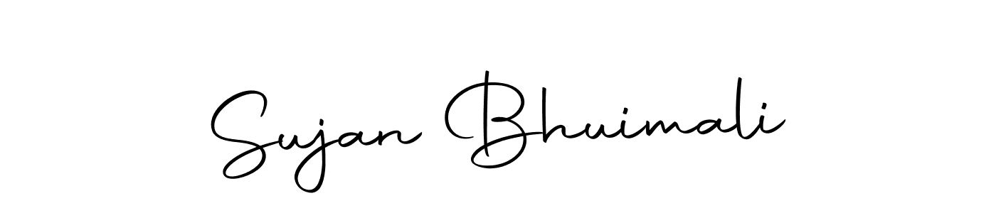 You should practise on your own different ways (Autography-DOLnW) to write your name (Sujan Bhuimali) in signature. don't let someone else do it for you. Sujan Bhuimali signature style 10 images and pictures png