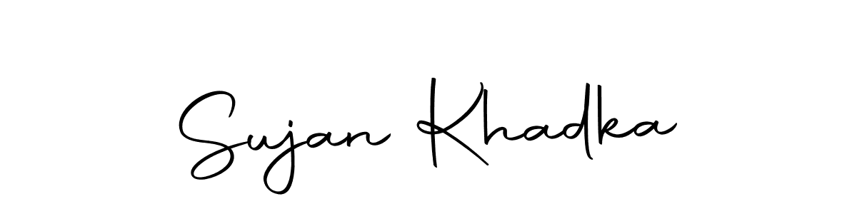 Make a beautiful signature design for name Sujan Khadka. With this signature (Autography-DOLnW) style, you can create a handwritten signature for free. Sujan Khadka signature style 10 images and pictures png