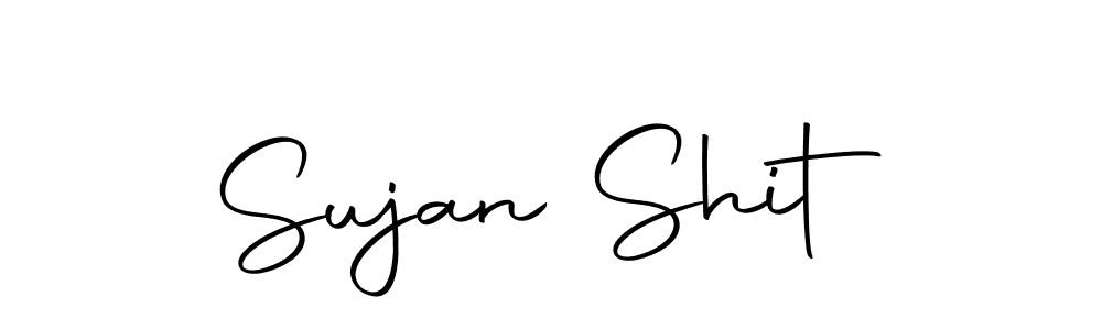 Design your own signature with our free online signature maker. With this signature software, you can create a handwritten (Autography-DOLnW) signature for name Sujan Shit. Sujan Shit signature style 10 images and pictures png