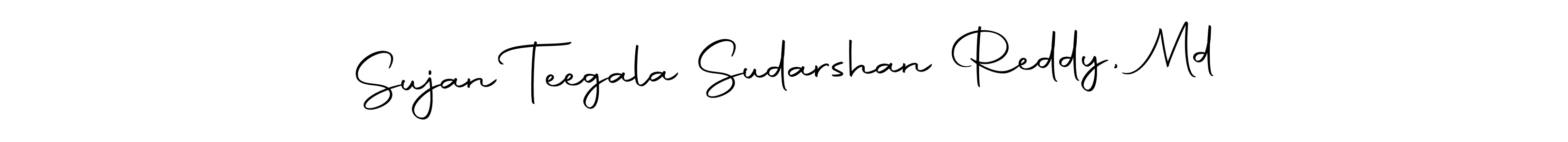 Here are the top 10 professional signature styles for the name Sujan Teegala Sudarshan Reddy, Md. These are the best autograph styles you can use for your name. Sujan Teegala Sudarshan Reddy, Md signature style 10 images and pictures png