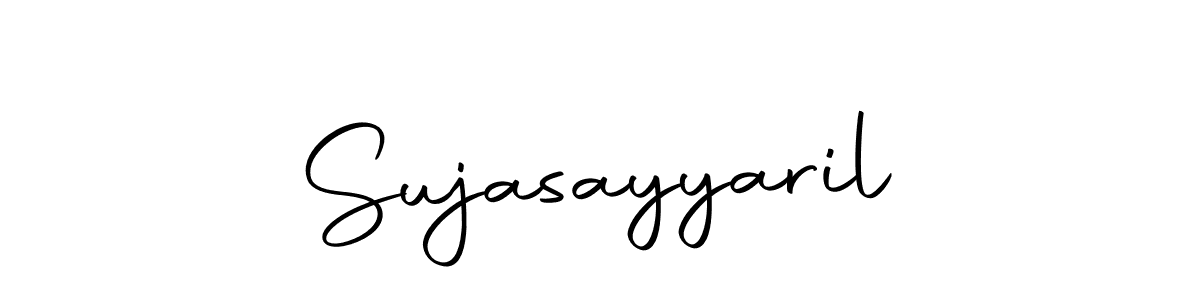 Make a beautiful signature design for name Sujasayyaril. With this signature (Autography-DOLnW) style, you can create a handwritten signature for free. Sujasayyaril signature style 10 images and pictures png