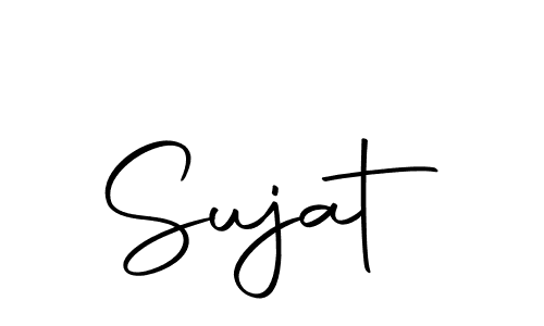 Make a beautiful signature design for name Sujat. With this signature (Autography-DOLnW) style, you can create a handwritten signature for free. Sujat signature style 10 images and pictures png