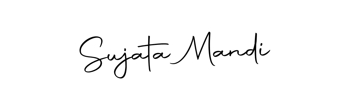 The best way (Autography-DOLnW) to make a short signature is to pick only two or three words in your name. The name Sujata Mandi include a total of six letters. For converting this name. Sujata Mandi signature style 10 images and pictures png