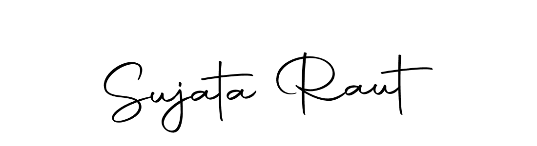 How to make Sujata Raut name signature. Use Autography-DOLnW style for creating short signs online. This is the latest handwritten sign. Sujata Raut signature style 10 images and pictures png