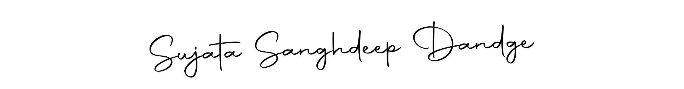 Autography-DOLnW is a professional signature style that is perfect for those who want to add a touch of class to their signature. It is also a great choice for those who want to make their signature more unique. Get Sujata Sanghdeep Dandge name to fancy signature for free. Sujata Sanghdeep Dandge signature style 10 images and pictures png