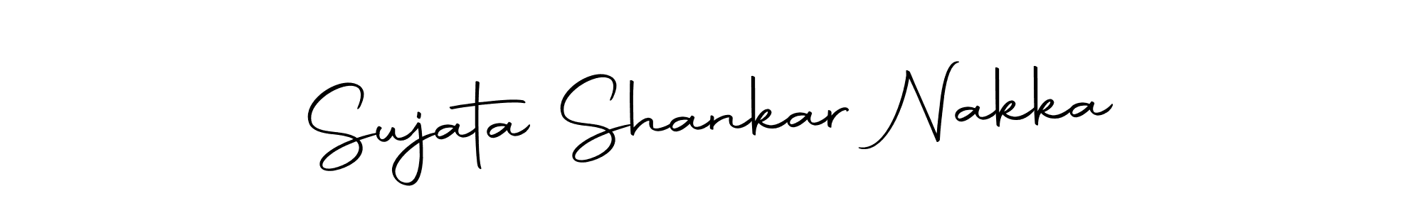 The best way (Autography-DOLnW) to make a short signature is to pick only two or three words in your name. The name Sujata Shankar Nakka include a total of six letters. For converting this name. Sujata Shankar Nakka signature style 10 images and pictures png