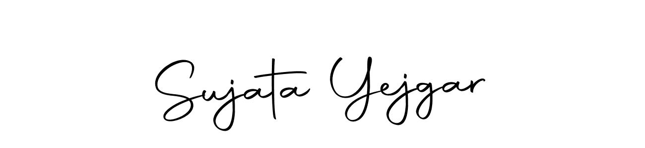 The best way (Autography-DOLnW) to make a short signature is to pick only two or three words in your name. The name Sujata Yejgar include a total of six letters. For converting this name. Sujata Yejgar signature style 10 images and pictures png