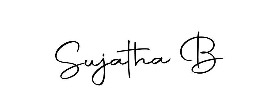 Once you've used our free online signature maker to create your best signature Autography-DOLnW style, it's time to enjoy all of the benefits that Sujatha B name signing documents. Sujatha B signature style 10 images and pictures png