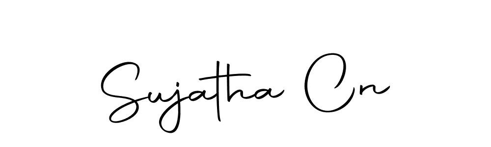 How to make Sujatha Cn name signature. Use Autography-DOLnW style for creating short signs online. This is the latest handwritten sign. Sujatha Cn signature style 10 images and pictures png