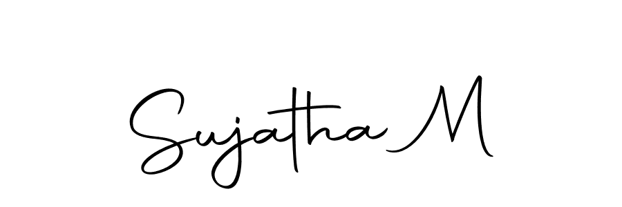 The best way (Autography-DOLnW) to make a short signature is to pick only two or three words in your name. The name Sujatha M include a total of six letters. For converting this name. Sujatha M signature style 10 images and pictures png