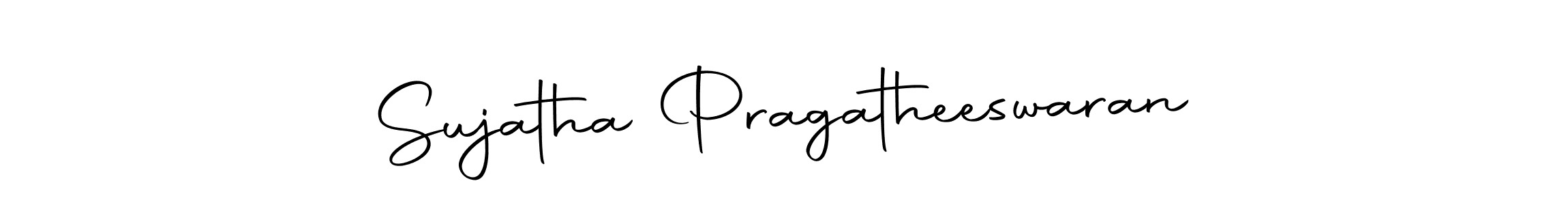 Make a beautiful signature design for name Sujatha Pragatheeswaran. Use this online signature maker to create a handwritten signature for free. Sujatha Pragatheeswaran signature style 10 images and pictures png