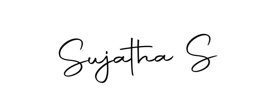 if you are searching for the best signature style for your name Sujatha S. so please give up your signature search. here we have designed multiple signature styles  using Autography-DOLnW. Sujatha S signature style 10 images and pictures png