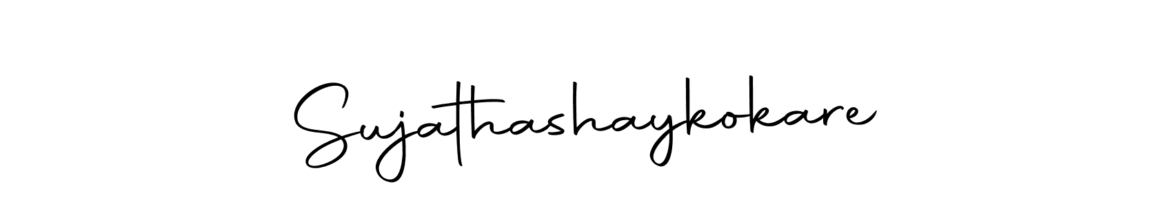 This is the best signature style for the Sujathashaykokare name. Also you like these signature font (Autography-DOLnW). Mix name signature. Sujathashaykokare signature style 10 images and pictures png