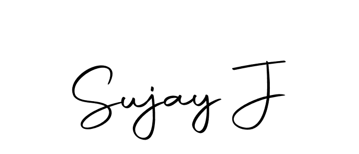 Here are the top 10 professional signature styles for the name Sujay J. These are the best autograph styles you can use for your name. Sujay J signature style 10 images and pictures png