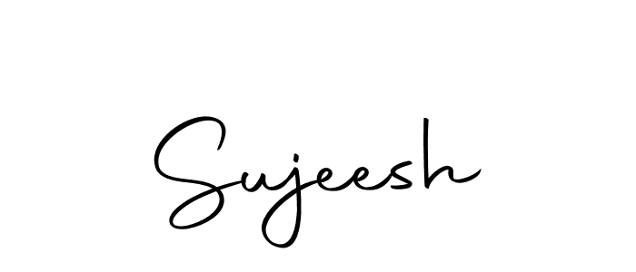 Design your own signature with our free online signature maker. With this signature software, you can create a handwritten (Autography-DOLnW) signature for name Sujeesh. Sujeesh signature style 10 images and pictures png