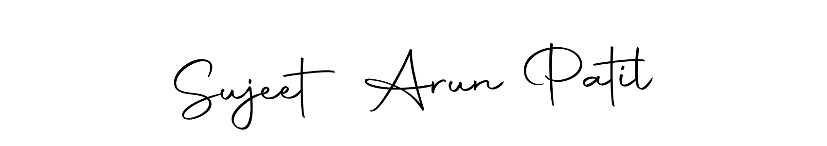 The best way (Autography-DOLnW) to make a short signature is to pick only two or three words in your name. The name Sujeet Arun Patil include a total of six letters. For converting this name. Sujeet Arun Patil signature style 10 images and pictures png