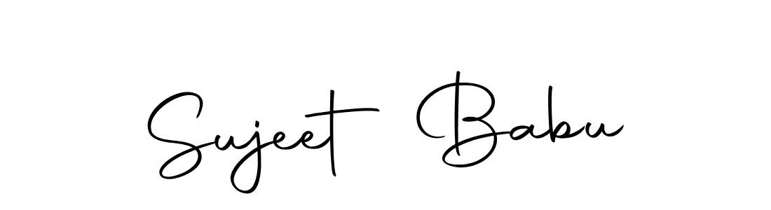 Use a signature maker to create a handwritten signature online. With this signature software, you can design (Autography-DOLnW) your own signature for name Sujeet Babu. Sujeet Babu signature style 10 images and pictures png