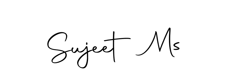 Use a signature maker to create a handwritten signature online. With this signature software, you can design (Autography-DOLnW) your own signature for name Sujeet Ms. Sujeet Ms signature style 10 images and pictures png
