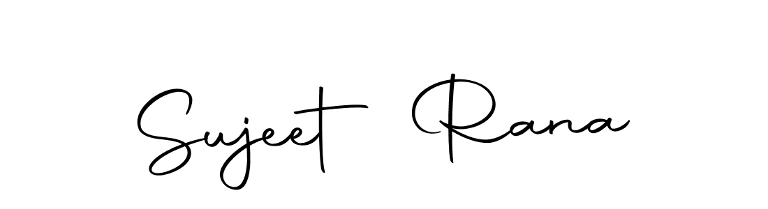 Design your own signature with our free online signature maker. With this signature software, you can create a handwritten (Autography-DOLnW) signature for name Sujeet Rana. Sujeet Rana signature style 10 images and pictures png