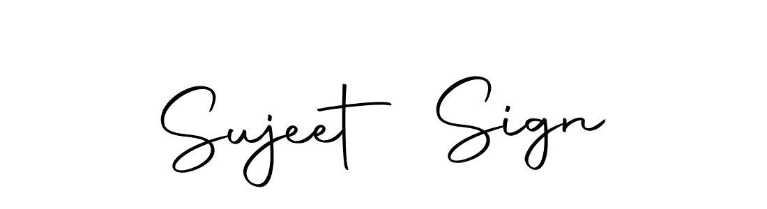 Make a beautiful signature design for name Sujeet Sign. With this signature (Autography-DOLnW) style, you can create a handwritten signature for free. Sujeet Sign signature style 10 images and pictures png