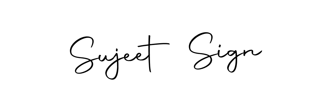 Design your own signature with our free online signature maker. With this signature software, you can create a handwritten (Autography-DOLnW) signature for name Sujeet Sign. Sujeet Sign signature style 10 images and pictures png