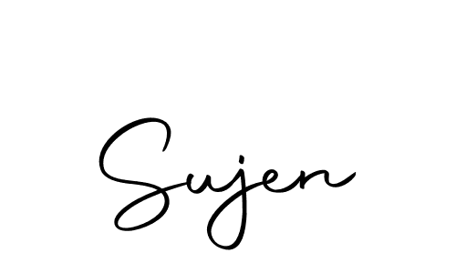 Create a beautiful signature design for name Sujen. With this signature (Autography-DOLnW) fonts, you can make a handwritten signature for free. Sujen signature style 10 images and pictures png